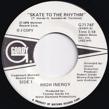 画像をギャラリービューアに読み込む, High Inergy - Skate To The Rhythm / Skate To The Rhythm (7 inch Record / Used)
