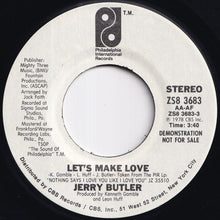 画像をギャラリービューアに読み込む, Jerry Butler - Let's Make Love / Let's Make Love (7 inch Record / Used)

