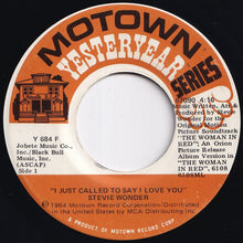 Load image into Gallery viewer, Stevie Wonder - I Just Called To Say I Love You / Love Light In Flight (7 inch Record / Used)
