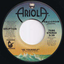 画像をギャラリービューアに読み込む, Eruption - I Can't Stand The Rain / Be Yourself (7 inch Record / Used)
