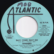 画像をギャラリービューアに読み込む, Spinners - Easy Come, Easy Go (Stereo) / (Mono) (7 inch Record / Used)
