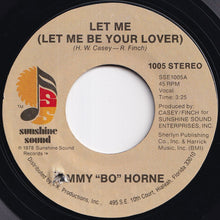 画像をギャラリービューアに読み込む, Jimmy Bo Horne - Let Me (Let Me Be Your Lover) / Ask The Birds And The Bees (7 inch Record / Used)
