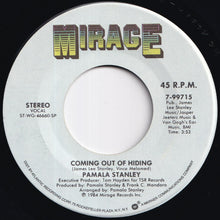 Load image into Gallery viewer, Pamala Stanley - Coming Out Of Hiding / (Instrumental) (7 inch Record / Used)
