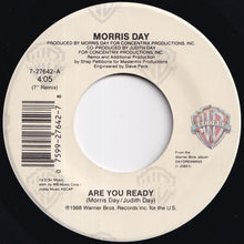画像をギャラリービューアに読み込む, Morris Day - Are You Ready (7" Remix) / Yo' Luv (LP Version) (7 inch Record / Used)
