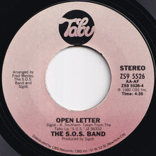 Load image into Gallery viewer, S.O.S. Band - S.O.S. (Dit Dit Dit Dash Dash Dash Dit Dit Dit) / Open Letter (7 inch Record / Used)

