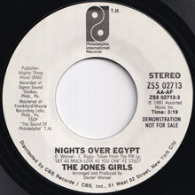 画像をギャラリービューアに読み込む, Jones Girls - Nights Over Egypt / Nights Over Egypt (7 inch Record / Used)
