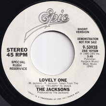 画像をギャラリービューアに読み込む, Jacksons - Lovely One (Short Version) / (Long Version) (7 inch Record / Used)
