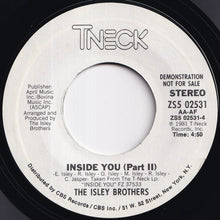 画像をギャラリービューアに読み込む, Isley Brothers - Inside You (Part I) / (Part II) (7 inch Record / Used)
