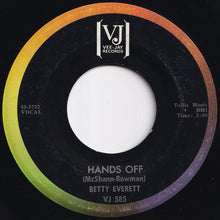 画像をギャラリービューアに読み込む, Betty Everett - The Shoop Shoop Song (It's In His Kiss) / Hands Off (7 inch Record / Used)
