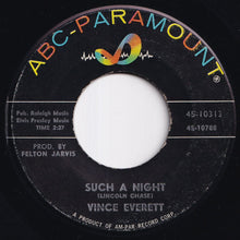 画像をギャラリービューアに読み込む, Vince Everett - Such A Night / Don't Go (7 inch Record / Used)
