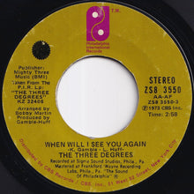 Load image into Gallery viewer, Three Degrees - When Will I See You Again / Year Of Decision (7 inch Record / Used)
