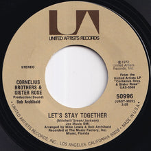画像をギャラリービューアに読み込む, Cornelius Brothers &amp; Sister Rose - I'm Never Gonna Be Alone Anymore / Let's Stay Together (7 inch Record / Used)
