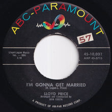Load image into Gallery viewer, Lloyd Price - I'm Gonna Get Married / Three Little Pigs (7 inch Record / Used)
