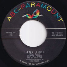 Load image into Gallery viewer, Lloyd Price And His Orchestra - Lady Luck / Never Let Me Go (7 inch Record / Used)
