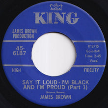 画像をギャラリービューアに読み込む, James Brown - Say It Loud - I'm Black And I'm Proud (Part 1) / (Part 2) (7 inch Record / Used)
