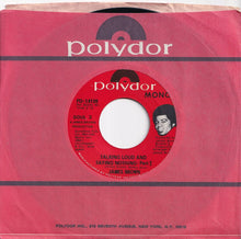 画像をギャラリービューアに読み込む, James Brown - Talking Loud And Saying Nothing (Part 1) / (Part 2) (7 inch Record / Used)
