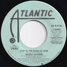 画像をギャラリービューアに読み込む, Gloria Gaynor - Stop In The Name Of Love / Stop In The Name Of Love (7 inch Record / Used)
