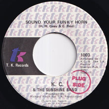 画像をギャラリービューアに読み込む, K. C. &amp; The Sunshine Band - Sound Your Funky Horn / Why Don't We Get Together (7 inch Record / Used)
