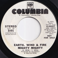 Load image into Gallery viewer, Earth, Wind &amp; Fire - Mighty Mighty (Stereo) / (Mono) (7 inch Record / Used)
