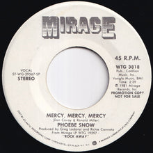 画像をギャラリービューアに読み込む, Phoebe Snow - Mercy, Mercy, Mercy / Mercy, Mercy, Mercy (7 inch Record / Used)
