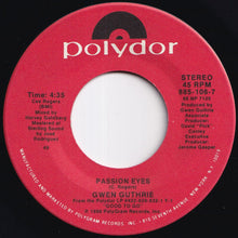 画像をギャラリービューアに読み込む, Gwen Guthrie - Ain't Nothin' Goin' On But The Rent / Passion Eyes (7 inch Record / Used)
