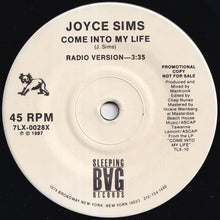 画像をギャラリービューアに読み込む, Joyce Sims - Come Into My Life (Radio Version) / (Dub Version) (7 inch Record / Used)
