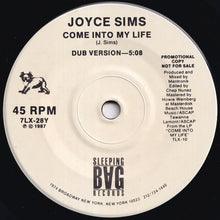 画像をギャラリービューアに読み込む, Joyce Sims - Come Into My Life (Radio Version) / (Dub Version) (7 inch Record / Used)
