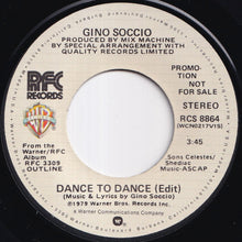 画像をギャラリービューアに読み込む, Gino Soccio - Dance To Dance (Edit) (Stereo) / (Mono) (7 inch Record / Used)

