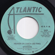 画像をギャラリービューアに読み込む, Spinners - Heaven On Earth (So Fine) (Long Version) (Stereo) / (Mono) (7 inch Record / Used)
