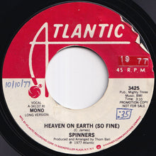 画像をギャラリービューアに読み込む, Spinners - Heaven On Earth (So Fine) (Long Version) (Stereo) / (Mono) (7 inch Record / Used)

