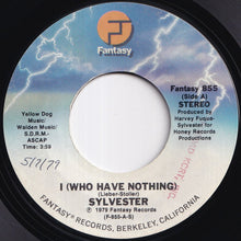 画像をギャラリービューアに読み込む, Sylvester - I (Who Have Nothing) / I Need Somebody To Love Tonight (7 inch Record / Used)
