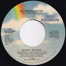 画像をギャラリービューアに読み込む, Bobby Brown - My Prerogative / (Instrumental)  (7 inch Record / Used)
