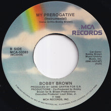 画像をギャラリービューアに読み込む, Bobby Brown - My Prerogative / (Instrumental)  (7 inch Record / Used)
