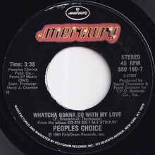 画像をギャラリービューアに読み込む, Peoples Choice - Strikin' / Whatcha Gonna Do With My Love (7 inch Record / Used)

