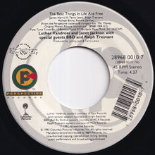 画像をギャラリービューアに読み込む, Luther Vandross &amp; Janet Jackson - The Best Things In Life Are Free / (No Rap) (7 inch Record / Used)
