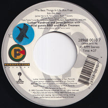 画像をギャラリービューアに読み込む, Luther Vandross &amp; Janet Jackson - The Best Things In Life Are Free / (No Rap) (7 inch Record / Used)
