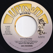 画像をギャラリービューアに読み込む, Heavy D. &amp; The Boyz - Who's The Man? (Radio Mix) / (Instrumental) (7 inch Record / Used)
