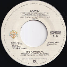 画像をギャラリービューアに読み込む, Bootsy - Is That My Song? / It's A Musical (7 inch Record / Used)
