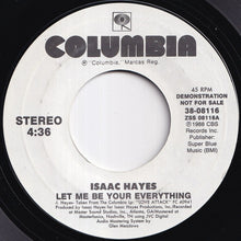 画像をギャラリービューアに読み込む, Isaac Hayes - Let Me Be Your Everything / Let Me Be Your Everything (7 inch Record / Used)
