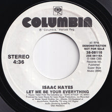 画像をギャラリービューアに読み込む, Isaac Hayes - Let Me Be Your Everything / Let Me Be Your Everything (7 inch Record / Used)

