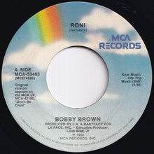 Load image into Gallery viewer, Bobby Brown - Roni / (Instrumental) (7 inch Record / Used)
