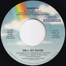 Load image into Gallery viewer, Bell Biv Devoe - Gangsta / (Instrumental) (7 inch Record / Used)
