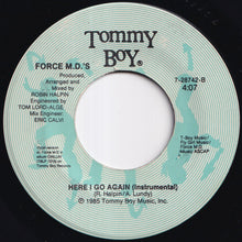 画像をギャラリービューアに読み込む, Force M.D.'s - Here I Go Again / (Instrumental) (7 inch Record / Used)
