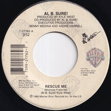 画像をギャラリービューアに読み込む, Al B. Sure! - Rescue Me (Madness Preferred) / (Instrumental) (7 inch Record / Used)

