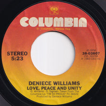 画像をギャラリービューアに読み込む, Deniece Williams - Do What You Feel / Love, Peace And Unity (7 inch Record / Used)
