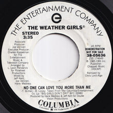 画像をギャラリービューアに読み込む, Weather Girls - No One Can Love You More Than Me / No One Can Love You More Than Me (7 inch Record / Used)
