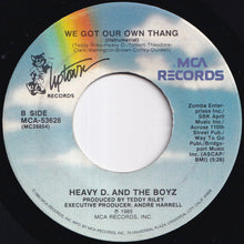 画像をギャラリービューアに読み込む, Heavy D. &amp; The Boyz - We Got Our Own Thang / (Instrumental) (7 inch Record / Used)
