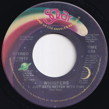 画像をギャラリービューアに読み込む, Whispers - Just Gets Better With Time / Say Yes (7 inch Record / Used)
