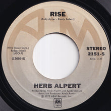 画像をギャラリービューアに読み込む, Herb Alpert - Rise / Aranjuez (Mon Amour) (7 inch Record / Used)
