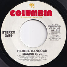 画像をギャラリービューアに読み込む, Herbie Hancock - Making Love / Making Love (7 inch Record / Used)
